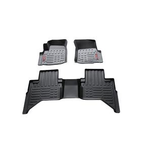Alfombrillas impermeables para coche Toyota Hilux Revo, juego completo de fácil limpieza, TPE, 3D, para todos los climas, 2016, 2017, 2018, 2019, 2020, 2021, <span class=keywords><strong>2022</strong></span> - Product Image 1