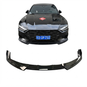 Divisor de Parachoques Delantero PNB de <span class=keywords><strong>3</strong></span> Piezas en Negro Brillante, Extensión de Spoiler para <span class=keywords><strong>Audi</strong></span> A7 S7 C8 2019 2020 2021 2022 2023 2024 2025 - Product Image 1