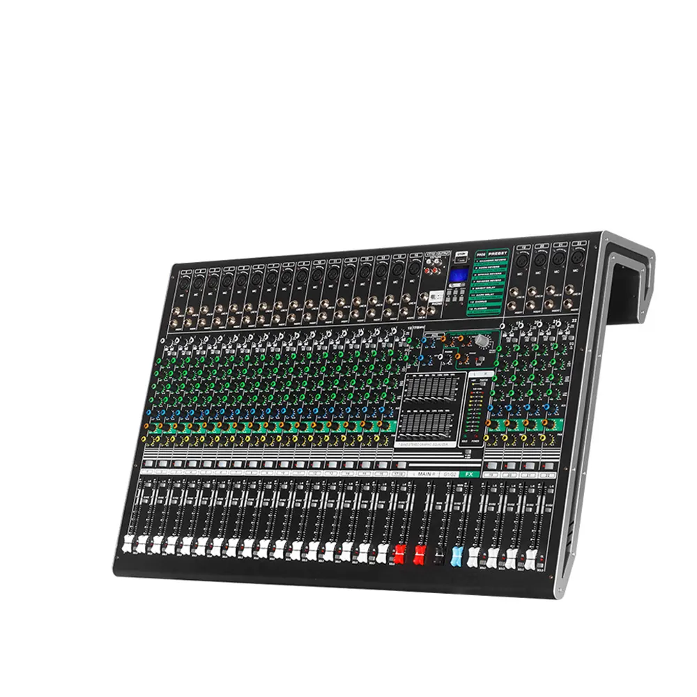 Consola mezcladora de nuevo diseño, procesador de Audio y música