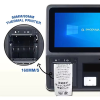 Tableta POS con Sistema Android de Escritorio de 11.6 Pulgadas, Todo en Uno, Caja Registradora, Impresora, Escáner, Terminal, Sistemas de Punto de Venta para Minoristas