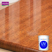 Vernis UV mat à séchage rapide, revêtement transparent pour protéger le bois, en spray