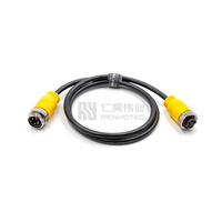 Konektor 7/8 kabel perangkat laki-laki ke Perempuan perubahan Mini listrik