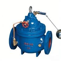Vanne flottante télécommandée, vanne de régulation de niveau d'eau en fonte ductile à brides pour réservoir d'eau, DN50-DN300 PN16