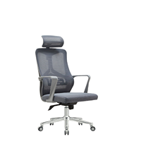 8Simple Home Chaise de bureau à dossier haut Confortable Maille réglable Design ergonomique moderne Roue rotative roulante Prix bas
