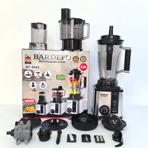 <span class=keywords><strong>Blender</strong></span> Komersial Stainless Steel 4L 8-in-1 Kapasitas Besar, 7 Kecepatan 36W, Penggiling Daging Kecepatan Tinggi, Penghancur Es, Pembuat Jus - Product Image 4