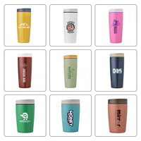Tasse à café personnalisée Tasse thermos en acier inoxydable tendance Bouteille d'eau d'extérieur portable pour étudiants avec logo personnalisé