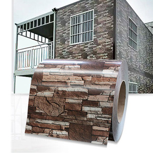 Ladrillo liso para interiores y exteriores Rollos de acero decorativos de uso <span class=keywords><strong>general</strong></span> Recubrimiento impreso Calidad de primer gr - Product Image 4