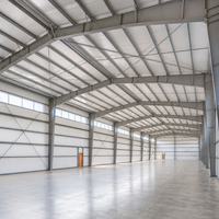Almacén de Estacionamiento de Estructura de Acero Semiabierta, de Gran Recepción, para Almacenamiento a Largo Plazo de Equipos Industriales Grandes