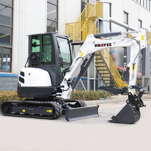 Mini-excavatrice robuste de 3,5 tonnes pour travaux de terrassement, moteur inclus, livraison gratuite, pelle sur chenilles multifonctionnelle rapide - Product Image 3