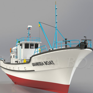 Bateau de pêche professionnel de 70 pieds en FRP, moteur diesel, à <span class=keywords><strong>vendre</strong></span> - Product Image 1