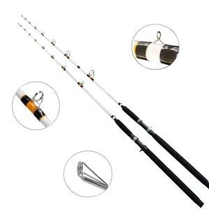 2.1m/2.3m/2.4m 2pcs Epoxy glass Strong Rod Catfish Rod for US market