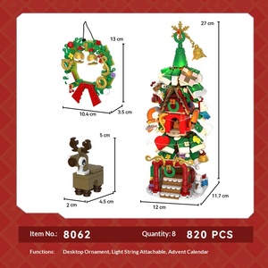 Compatible con otras regiones para la apertura de tiendas: Caja sorpresa navideña, rompecabezas, marco de fotos, bloques de construcción de partículas pequeñas, plástico de dibujos animados - Product Image 5