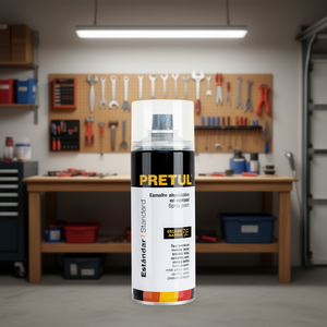 Peinture en aérosol transparente à base de nitrocellulose Pretul PA-TR-P 400 ml pour applications sur papier, qualité standard, séchage rapide - Product Image 2