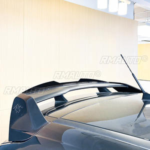 Aileron de coffre arrière noir brillant/effet carbone pour Ford Focus MK3 RS 2011-2018 – Kit de carrosserie et autocollant de garniture de style - Product Image 4