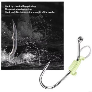 LM LM25317 Leurres lumineux pour crevettes vivantes, hameçons attachés, haute résistance, outils et accessoires de pêche en mer - Product Image 3