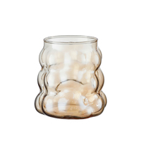 Carafe à thé en verre borosilicate de haute qualité, forme spéciale, résistante à la chaleur, avec couvercle en bambou, qualité alimentaire, directement de l'usine