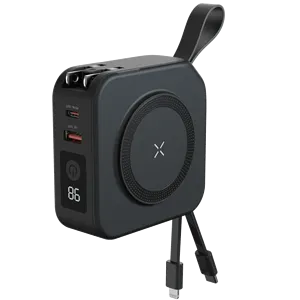 Du Lịch Quốc Tế Adapter Ngân Hàng Điện 110V 220V Anh EU Au Cắm USB C Pd 20W Không Dây 15W Power Pack Phổ Sạc 5 Trong 1 - Product Image 1