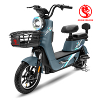 Vélo électrique 60V 450W avec moteur arrière, 3 vitesses, longue autonomie, haute vitesse, toutes saisons, vélo de ville à 2 roues