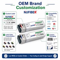 Módulo Transceptor Nufiber SFP+ 10G BIDI BX60 60km 1270/1330nm Simplex LC SMF DDM para Computación en la Nube y Redes Extremas