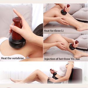 <span class=keywords><strong>Massaggiatore</strong></span> Elettrico Gua Sha per Tutto il Corpo con Funzione di Raschiatura Cutanea, Massaggio Muscolare e Rilassamento SPA, per Schiena, Collo e <span class=keywords><strong>Viso</strong></span>, con Pietre Calde e Coppettazione - Product Image 6