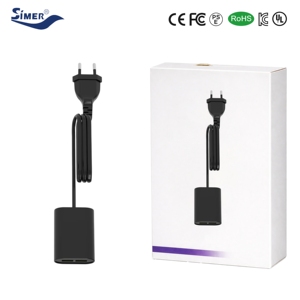 Chargeur mural certifié 24W en gros d'usine avec câble, prise EU/UK, charge rapide pour téléphone portable, <span class=keywords><strong>2</strong></span> ports USB-A pour ordinateur portable - Product Image 1