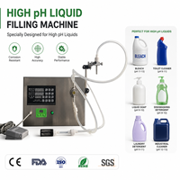 Machine de remplissage semi-automatique à pompe magnétique en acier inoxydable 220V, résistante aux liquides à pH élevé, aux acides et aux alcalis, avec interrupteur au pied