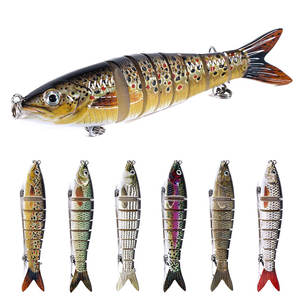 12.5CM-22G corpo plástico duro multi isca articulada biônica artificial do Swimbait - Product Image 1