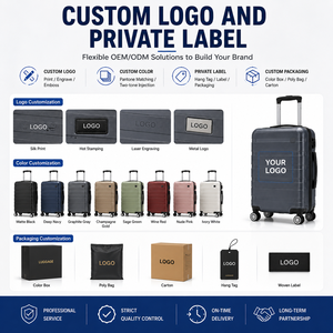 Set di Valigie in PP con Certificazione BSCI, 3 Pezzi, Guscio Rigido, Serratura TSA, Ruote Girevoli, Logo Personalizzato all'Ingrosso - Product Image 4