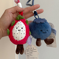 Creatieve Apple Simulatie Fruit Poppen Pluche Speelgoed Schattige Banaan Aardbei Fruit Zachte Knuffelspeelgoed Voor Klauwautomaten