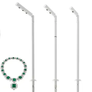 Led Counter Light Jewelry Jade Vertical Pole Spotlights 1W 2W 3W Pole Display Light For Boutique Watch Jewelry Showcase