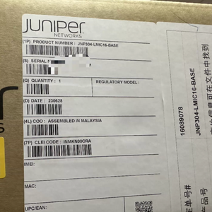 Juniper MX304-LMIC16-BASE Chassis de base avec bundle POE, <span class=keywords><strong>Modem</strong></span> filaire, <span class=keywords><strong>Routeur</strong></span>, VPN, VoIP, Données 10/100/1000 Mbps, 2,56 Tbps, <span class=keywords><strong>Switch</strong></span> 1 an - Product Image 2