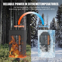 Paket Baterai Kamera Berburu 6500mAh untuk Moultrie Cellular Edge/Edge Pro/Edge 2/Edge 2 Pro/Edge 3/Edge 3 Pro OEM
