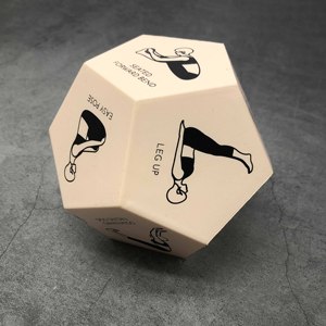 Dés de fitness en mousse PU anti-stress avec logo personnalisé, cube d'entraînement, jouet, cadeaux promotionnels d'entreprise - Product Image 4