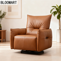 Chaise longue de loisirs de théâtre Canapé-lit électrique moderne en cuir de luxe Fauteuils de massage inclinables à vendre Salon de détente Maison