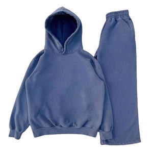Survêtement d'hiver pour hommes Ensemble 2 pièces de haute qualité pour hommes Baggy Joggers Ensemble Survêtements pour hommes avec fermeture éclair - Product Image 1