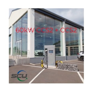 60kw दोहरी ccs2 चार्जर, शॉपिंग सेंटर, कार्यस्थल, होटल, कार पार्क और फ्लेक्स जैसे सार्वजनिक साइटों के लिए तेजी से चार्जिंग पॉइंट - Product Image 2