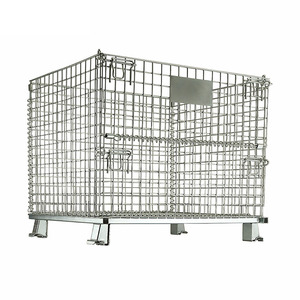 Kho Hàng Số Lượng Lớn Xếp Chồng Mạ Kẽm Ráp Dây Lưới Kim Loại Lưu Trữ Lồng - Product Image 6