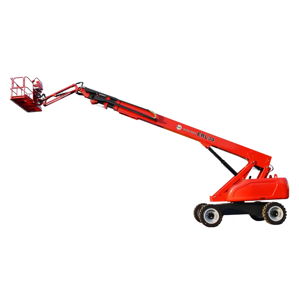 Self-Propelled 30m 40m 60m Telescopic Boom Lift Wheels Diesel Powered for Building Material Shops and Farms