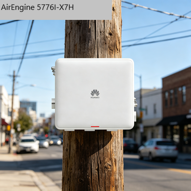 Huaweis WiFi7 Wireless Outdoor AP AirEngine 5776I-X7H 802.11be Dual Band Omni Antenna USB Bluetooth 50088043