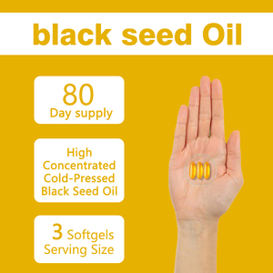 Gélules à l'huile de graines de cumin noir de marque privée avec la formule de vitamine <span class=keywords><strong>D</strong></span> pour aider les adultes à bien-être en bonne santé - Product Image 4