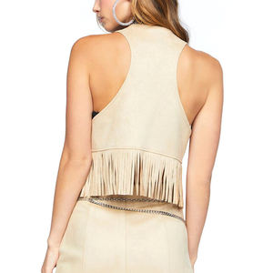 <span class=keywords><strong>Chaleco</strong></span> sin mangas con borlas personalizadas para mujer, trajes 70s, ropa <span class=keywords><strong>Hippie</strong></span>, chaqueta con <span class=keywords><strong>flecos</strong></span>, cárdigan - Product Image 4