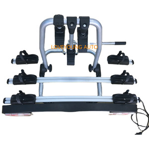 Support de vélo en aluminium, support de boule d'<span class=keywords><strong>attelage</strong></span> de vélo avec lumières pour support de <span class=keywords><strong>porte</strong></span>-vélo d'<span class=keywords><strong>attelage</strong></span> de voiture <span class=keywords><strong>3</strong></span> - Product Image 5