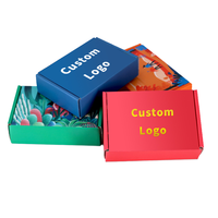 Custom Paper Packaging Box with High Quality Corrugated Cardboard and Luxury Design for Clothes Cosmetics Skincare Shipping