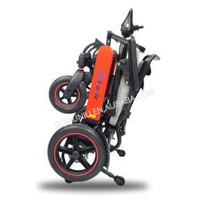 MUNIU Dual Battery 24V 250W X2 <span class=keywords><strong>silla</strong></span> de <span class=keywords><strong>ruedas</strong></span> eléctrica para discapacitados en Arabia Saudita discapacitados <span class=keywords><strong>pequeña</strong></span> <span class=keywords><strong>silla</strong></span> de <span class=keywords><strong>ruedas</strong></span> eléctrica con tracción en 4 <span class=keywords><strong>ruedas</strong></span> - Product Image 4