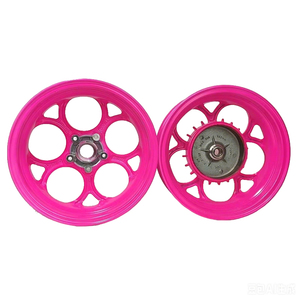 ล้อแม็กซ์อลูมิเนียม CNC สีชมพู S2R สำหรับมอเตอร์ไซค์  หน้า/หลัง  รุ่น <span class=keywords><strong>Primavera</strong></span> Sprint <span class=keywords><strong>125</strong></span>/150 LX <span class=keywords><strong>I</strong></span>-<span class=keywords><strong>Get</strong></span>  แบบใหม่  สำหรับดัดแปลง/อัพเกรด - Product Image 6