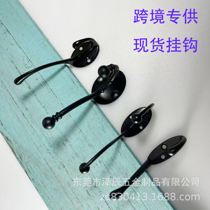 Zinc Alloy <b>Wall</b> Mounted Coat <b>Hook</b> Round Shape For Door Or <b>Wall</b> Use - Product Image 3