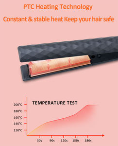 Ép thúc đẩy sợi tóc tỏa sáng tự nhiên phẳng sắt tóc trường hợp gốm tóc ép tóc - Product Image 3
