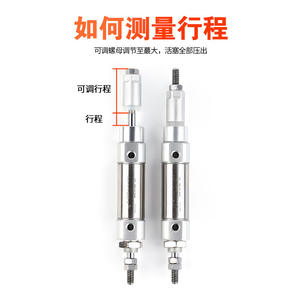 Cylindre pneumatique miniature réglable Xingchen en acier inoxydable à double action compact pour piston agricole - Product Image 3