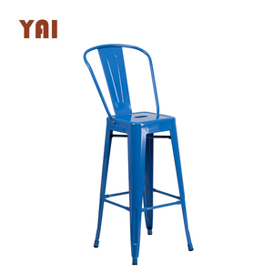 <span class=keywords><strong>Chaise</strong></span> de bar en fer antique, tabouret haut, original, pour café, salle à manger, commerce, hôtel, en métal, - Product Image 1