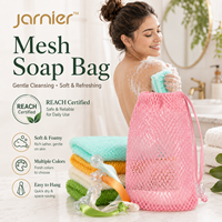 Sac de Savon en Filet de Nylon Africain Personnalisé en Gros, Éponge de Bain Exfoliante du Ghana avec Cordon en Ruban